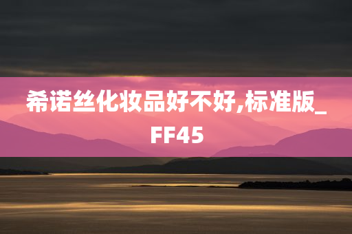 希诺丝化妆品好不好,标准版_FF45