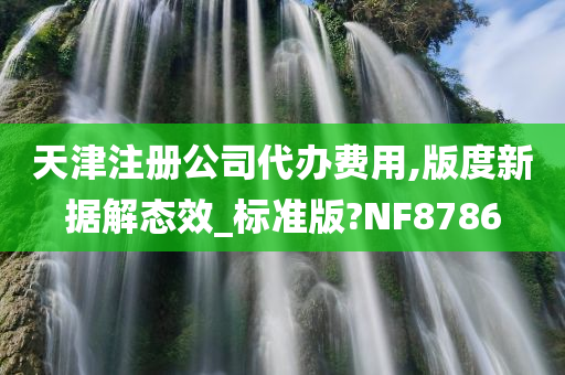 天津注册公司代办费用,版度新据解态效_标准版?NF8786