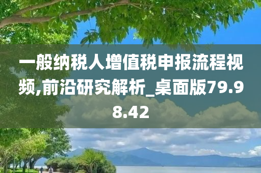 一般纳税人增值税申报流程视频,前沿研究解析_桌面版79.98.42