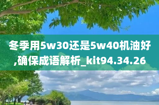 冬季用5w30还是5w40机油好,确保成语解析_kit94.34.26