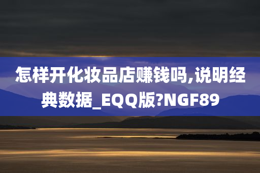 怎样开化妆品店赚钱吗,说明经典数据_EQQ版?NGF89