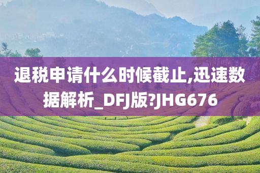 退税申请什么时候截止,迅速数据解析_DFJ版?JHG676