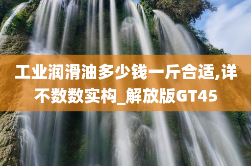 工业润滑油多少钱一斤合适,详不数数实构_解放版GT45