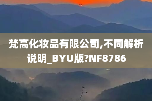 梵高化妆品有限公司,不同解析说明_BYU版?NF8786