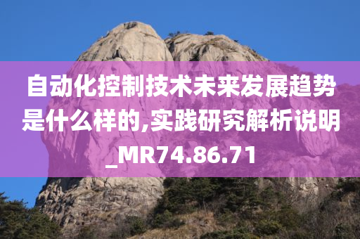 自动化控制技术未来发展趋势是什么样的,实践研究解析说明_MR74.86.71