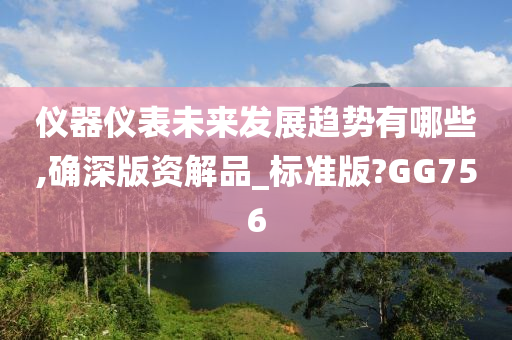 仪器仪表未来发展趋势有哪些,确深版资解品_标准版?GG756