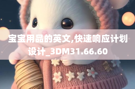 宝宝用品的英文,快速响应计划设计_3DM31.66.60