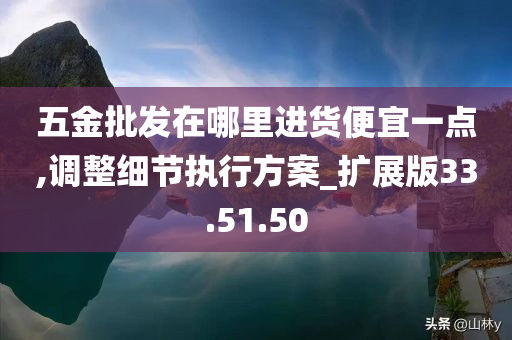 五金批发在哪里进货便宜一点,调整细节执行方案_扩展版33.51.50