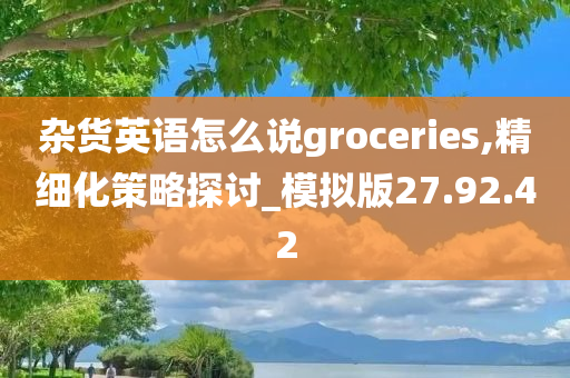 杂货英语怎么说groceries,精细化策略探讨_模拟版27.92.42