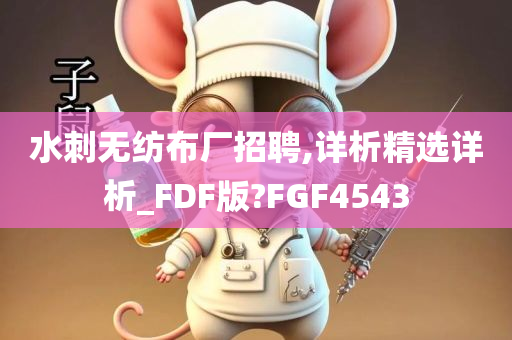 水刺无纺布厂招聘,详析精选详析_FDF版?FGF4543