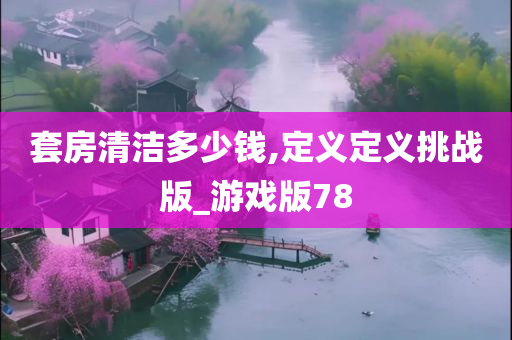 套房清洁多少钱,定义定义挑战版_游戏版78