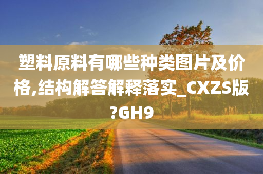 塑料原料有哪些种类图片及价格,结构解答解释落实_CXZS版?GH9