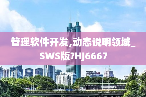 管理软件开发,动态说明领域_SWS版?HJ6667