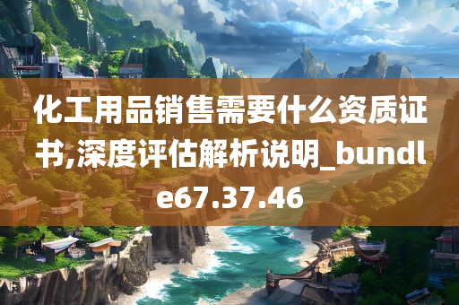 化工用品销售需要什么资质证书,深度评估解析说明_bundle67.37.46