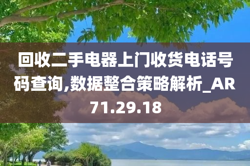 回收二手电器上门收货电话号码查询,数据整合策略解析_AR71.29.18