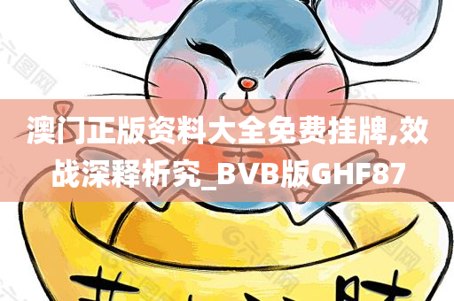 澳门正版资料大全免费挂牌,效战深释析究_BVB版GHF87