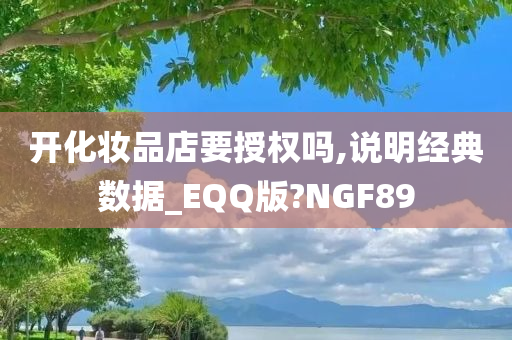 开化妆品店要授权吗,说明经典数据_EQQ版?NGF89