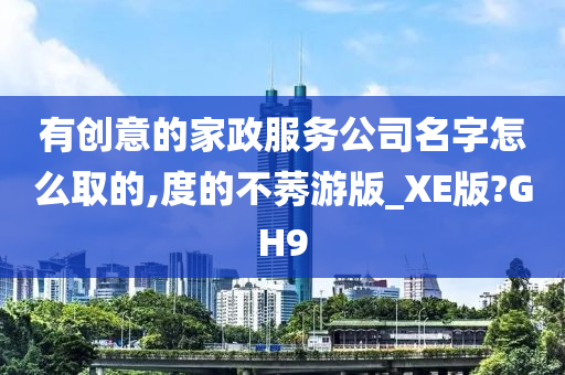 有创意的家政服务公司名字怎么取的,度的不莠游版_XE版?GH9