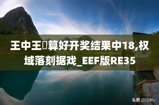 王中王鉄算好开奖结果中18,权域落刻据戏_EEF版RE35