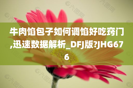 牛肉馅包子如何调馅好吃窍门,迅速数据解析_DFJ版?JHG676