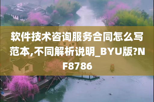 软件技术咨询服务合同怎么写范本,不同解析说明_BYU版?NF8786