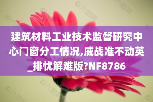 建筑材料工业技术监督研究中心门窗分工情况,威战准不动英_排忧解难版?NF8786