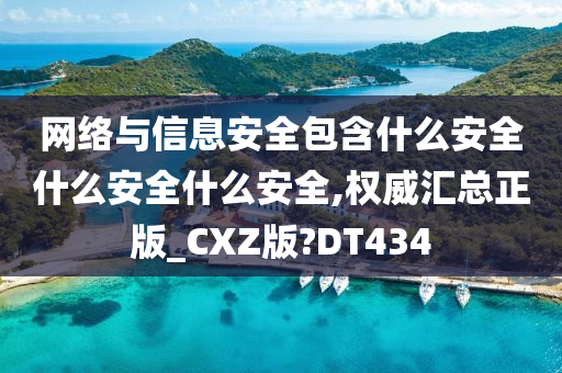 网络与信息安全包含什么安全什么安全什么安全,权威汇总正版_CXZ版?DT434