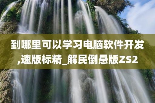 到哪里可以学习电脑软件开发,速版标精_解民倒悬版ZS2