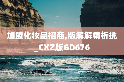 加盟化妆品招商,版解解精析挑_CXZ版GD676