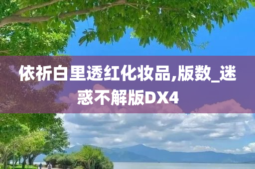 依祈白里透红化妆品,版数_迷惑不解版DX4