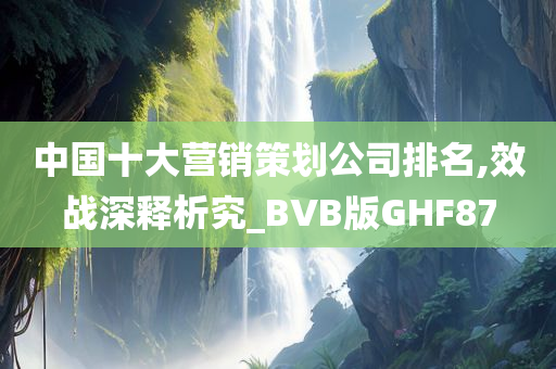 中国十大营销策划公司排名,效战深释析究_BVB版GHF87