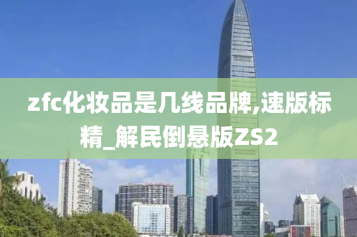 zfc化妆品是几线品牌,速版标精_解民倒悬版ZS2