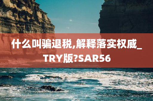 什么叫骗退税,解释落实权威_TRY版?SAR56