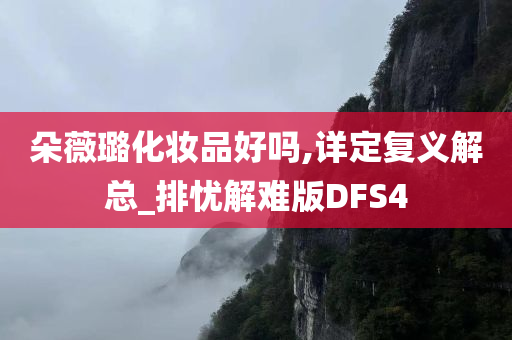 朵薇璐化妆品好吗,详定复义解总_排忧解难版DFS4