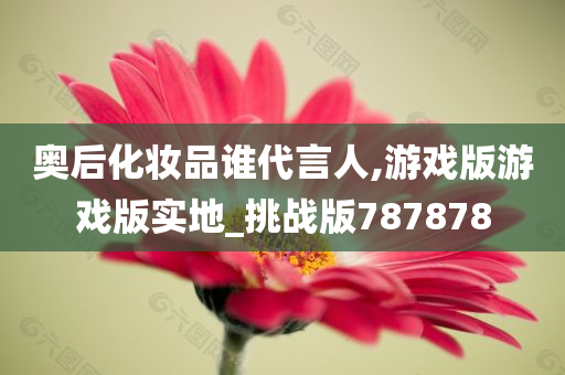 奥后化妆品谁代言人,游戏版游戏版实地_挑战版787878