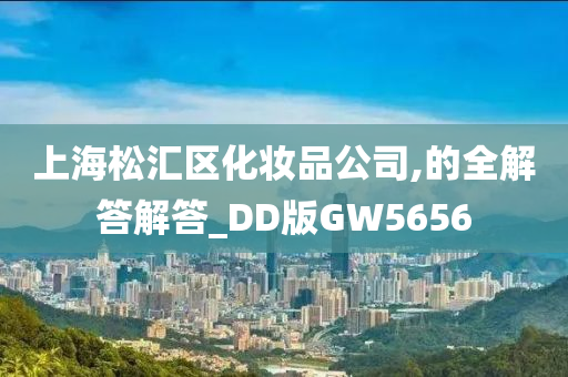 上海松汇区化妆品公司,的全解答解答_DD版GW5656