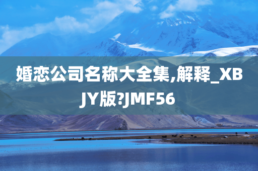 婚恋公司名称大全集,解释_XBJY版?JMF56