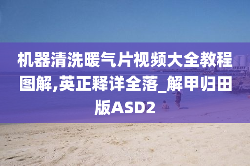 机器清洗暖气片视频大全教程图解,英正释详全落_解甲归田版ASD2