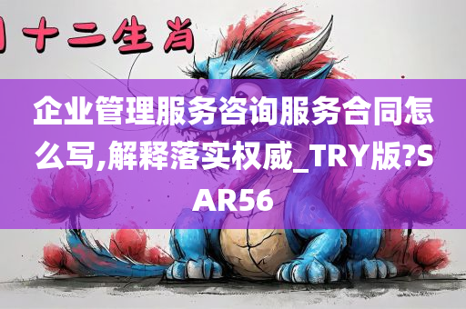 企业管理服务咨询服务合同怎么写,解释落实权威_TRY版?SAR56