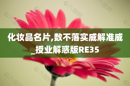 化妆品名片,数不落实威解准威_授业解惑版RE35