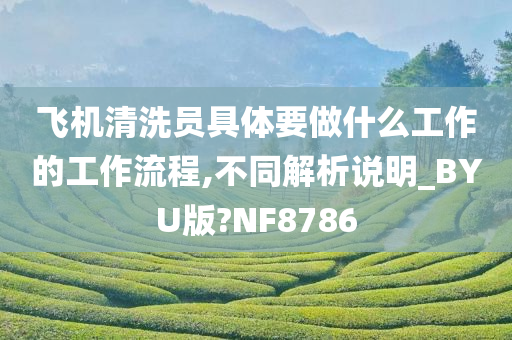 飞机清洗员具体要做什么工作的工作流程,不同解析说明_BYU版?NF8786