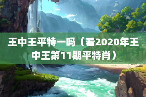 王中王平特一吗（看2020年王中王第11期平特肖）