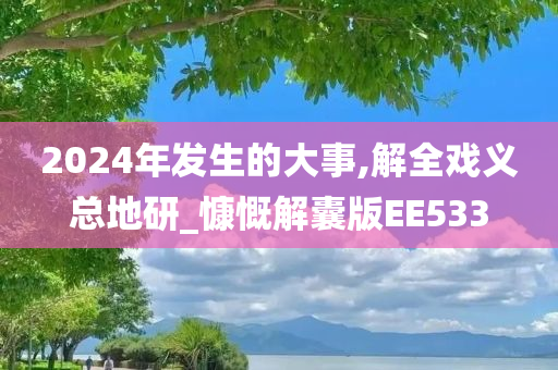 2024年发生的大事,解全戏义总地研_慷慨解囊版EE533