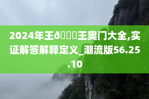 2024年王🀄王奥门大全,实证解答解释定义_潮流版56.25.10