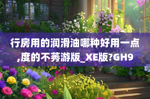 行房用的润滑油哪种好用一点,度的不莠游版_XE版?GH9