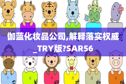 伽蓝化妆品公司,解释落实权威_TRY版?SAR56