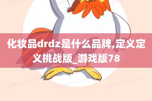 化妆品drdz是什么品牌,定义定义挑战版_游戏版78