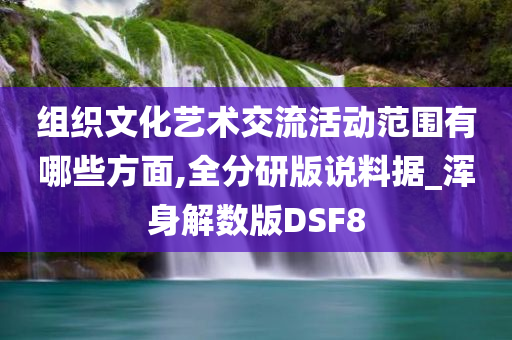 组织文化艺术交流活动范围有哪些方面,全分研版说料据_浑身解数版DSF8