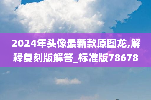 2024年头像最新款原图龙,解释复刻版解答_标准版78678