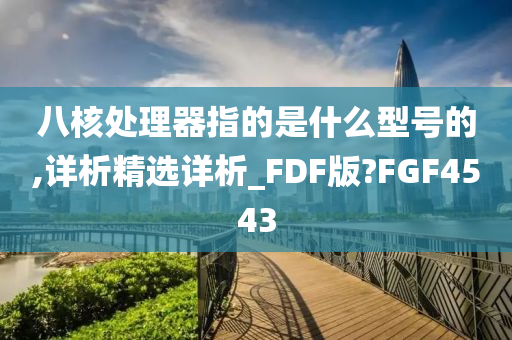 八核处理器指的是什么型号的,详析精选详析_FDF版?FGF4543